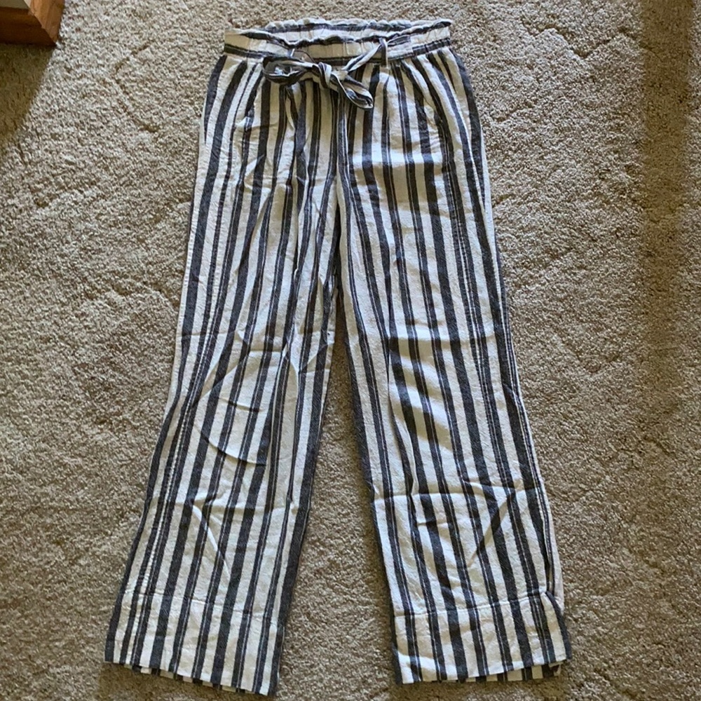 Flowy Bow Tie Pants
